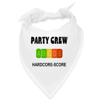 Party Crew - Bandana - Weiß - Vorne