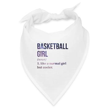 Basketball Basketball Basketball - Bandana - Weiß - Vorne