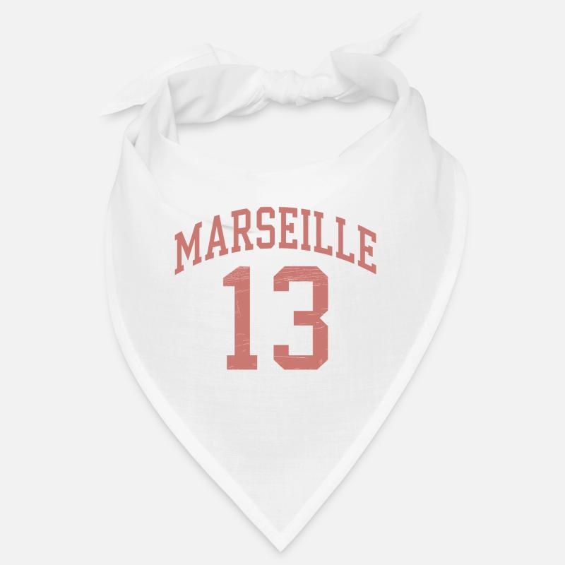 Marseille 13 - Bandana - blanc