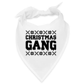 Christmas Gang - Bandana - Weiß - Vorne
