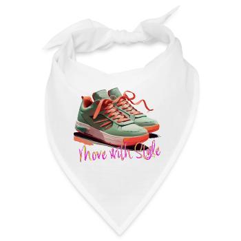 Move with Style Sneakers - Bandana - Weiß - Vorne
