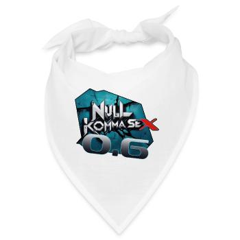 Nullkomma sechs - Bandana - Weiß - Vorne