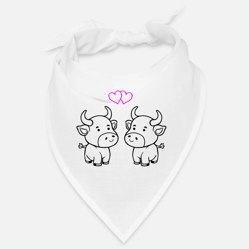 vache bébé amour Bandana