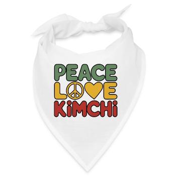 Für alle Kimchi-Liebhaber - Bandana - Weiß - Vorne