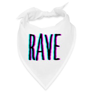 Rave - Raver Shirt - Bandana - Weiß - Vorne