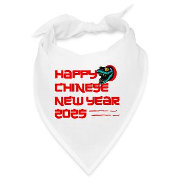 Chinesisches Neujahr asien - Bandana - Weiß - Vorne