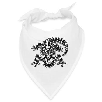 Feuersalamander - Bandana - Weiß - Vorne