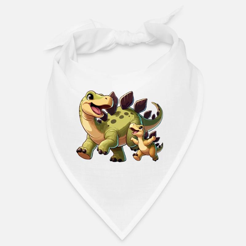 Stegosaurus Mutter und Kind Bandana