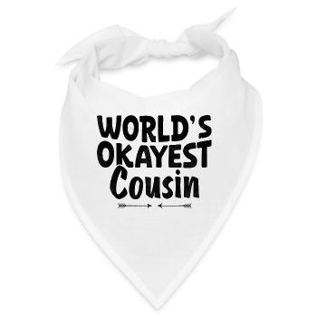 Die okaysten Cousins und Cousinen der Welt Cousins und Cousinen - Bandana - Weiß - Vorne
