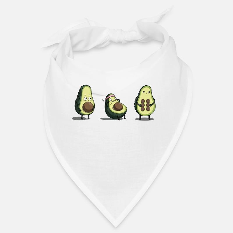 Evolution des Avocado-Körpers - Bandana - Weiß
