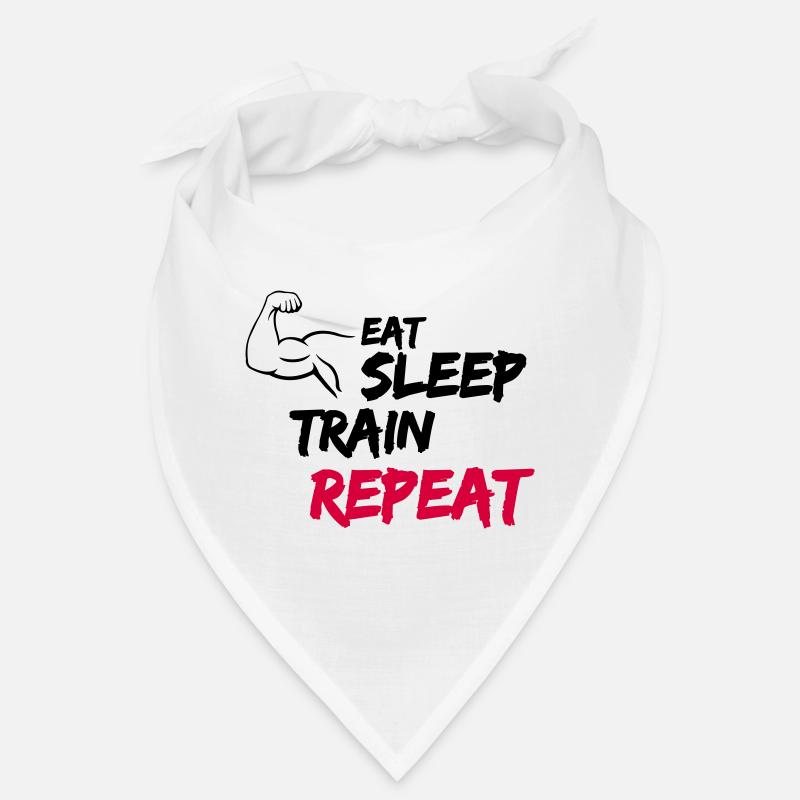 Eat Sleep Train Repeat Bandana