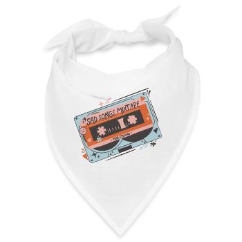 Sad Songs Mixtape für Herzschmerz - Bandana - Weiß - Vorne