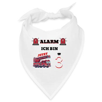 ALARM Ich bin jetzt 3 - Bandana - Weiß - Vorne