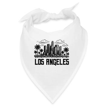los angeles stadt - Bandana - Weiß - Vorne