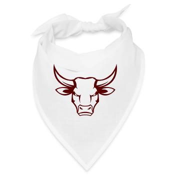 stier bull - Bandana - Weiß - Vorne