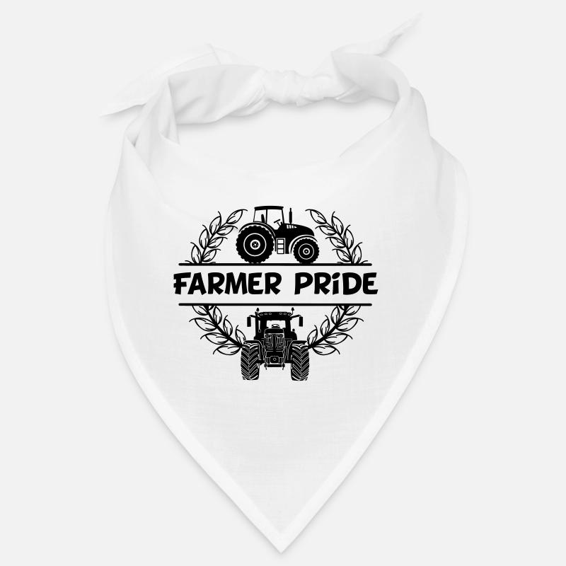 Farmer power design tractor text Farmer pride Bandana