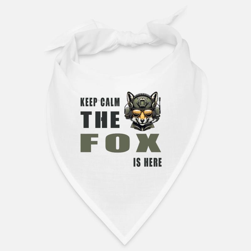 Keep calm - the fox is here Bandana