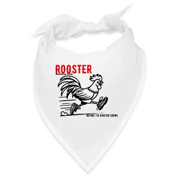 Rooster running club 1 - Bandana - Weiß - Vorne