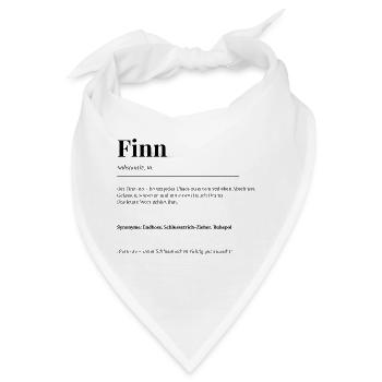 Finn - Bandana - Weiß - Vorne