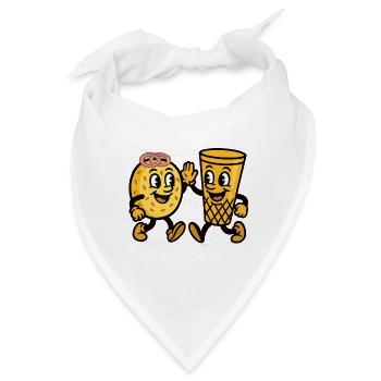 handkees aeppler - Bandana - Weiß - Vorne