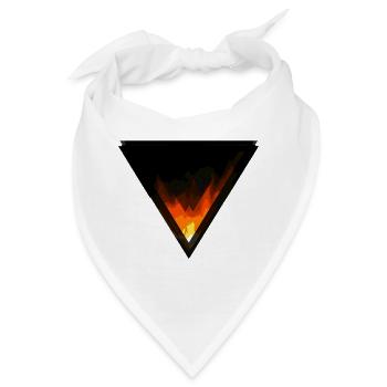Galaktisches Flottenemblem Futuristische Weltraumschlacht - Bandana - Weiß - Vorne