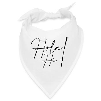 Hallo Hi - Bandana - Weiß - Vorne