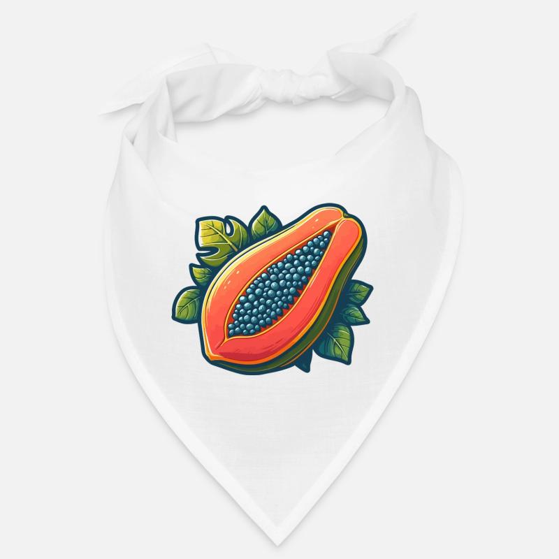 Papaye tropicale éclatante Bandana