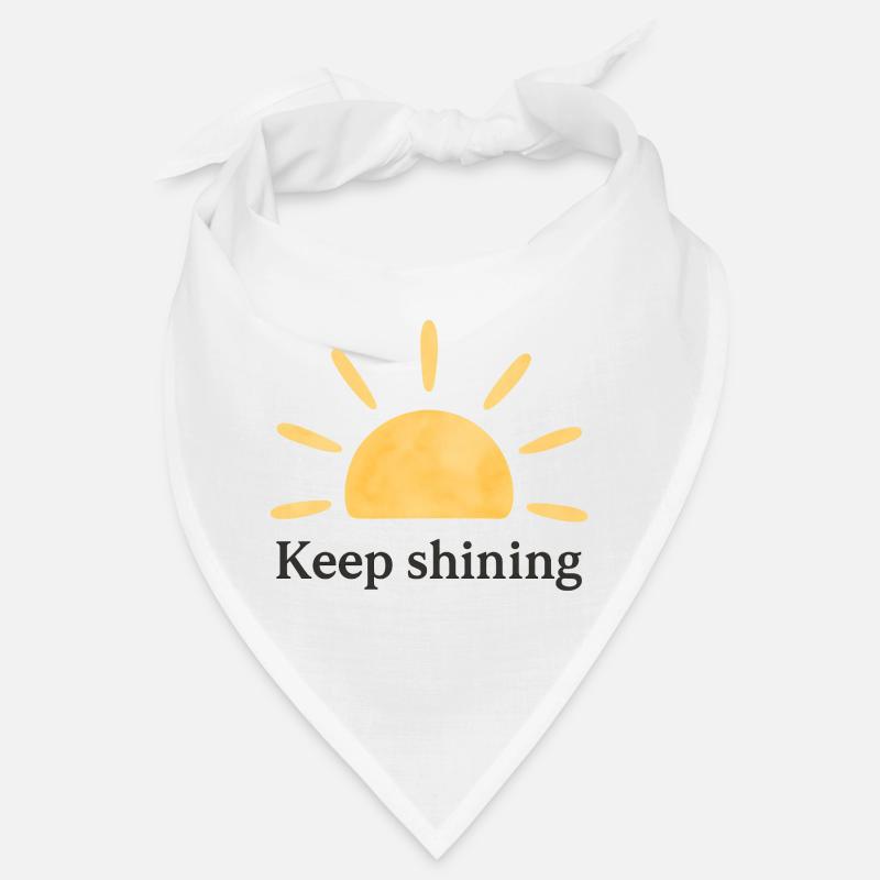 Keep Shining – Sonne – Minimalistisch Bandana