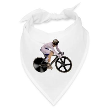 Radsport - Bandana - Weiß - Vorne
