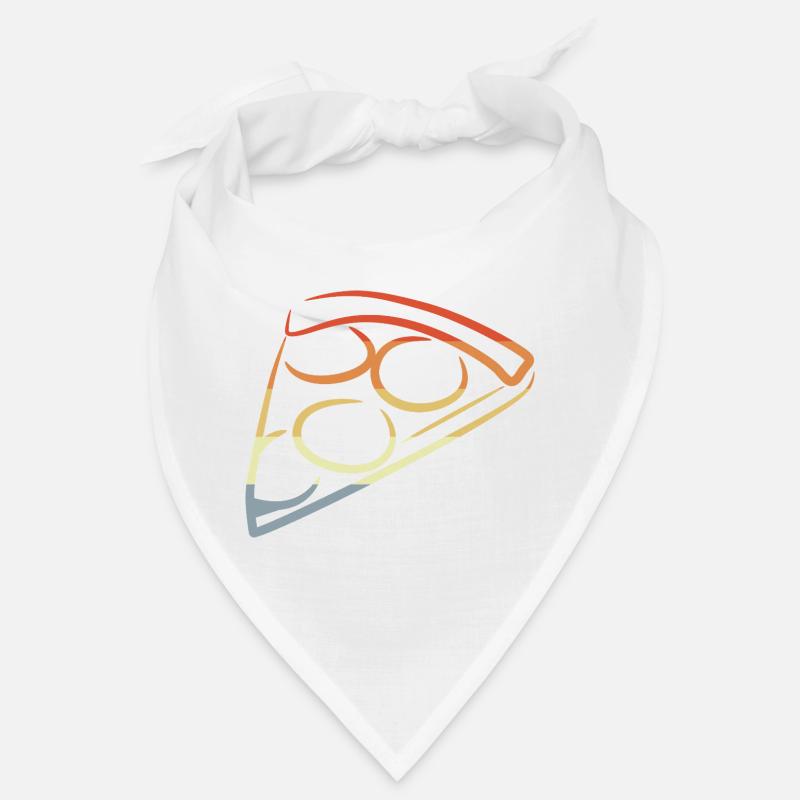 Pizza Retro Look Bandana