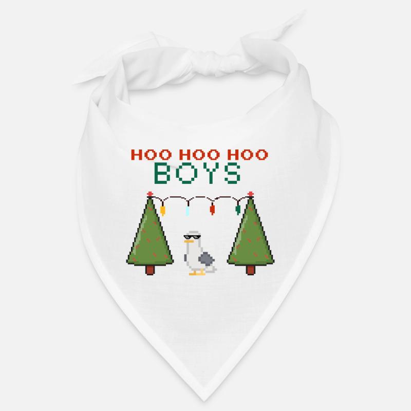 Pixel Seemöwe Weihnachts Boys Bandana