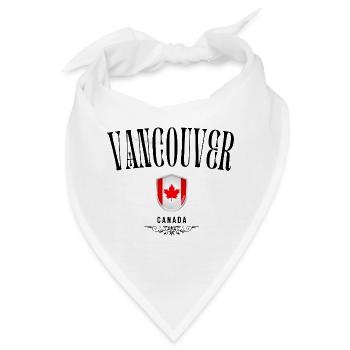 Souvenir Vancouver, Vancouver Kanada - Bandana - Weiß - Vorne