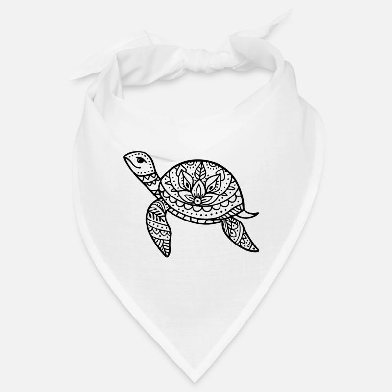 Boho turtle sea illustration Boho style Bandana