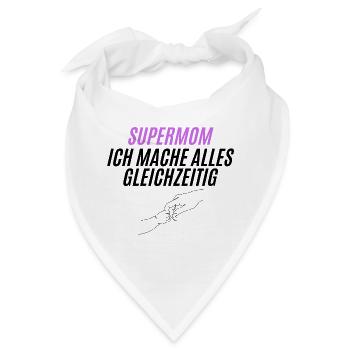 SUPERMOM Silhouette Power - Bandana - Weiß - Vorne
