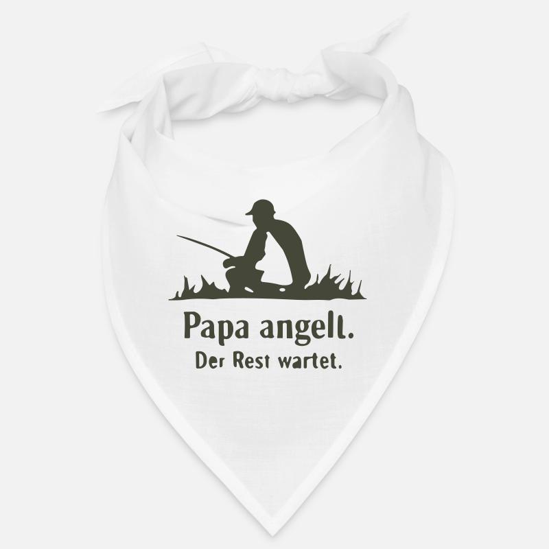 Papa pêche Le reste attend Bandana