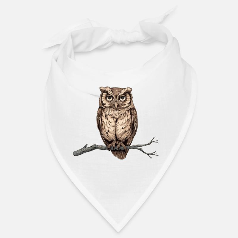 charming owl Bandana