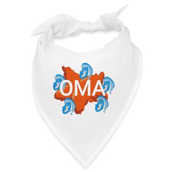 Oma - Bandana - Weiß - Vorne