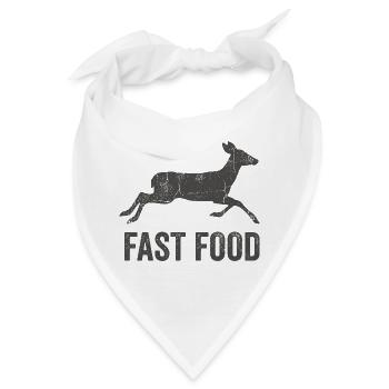 Jagd Humor Shirt für Jäger - Bandana - Weiß - Vorne