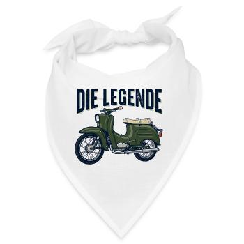 Simson Schwalbe DDR - Bandana - Weiß - Vorne