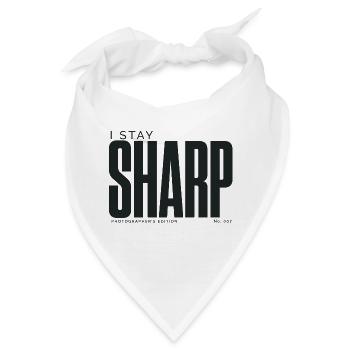 Ich bleibe wachsam | Fotografenausgabe - Bandana - Weiß - Vorne