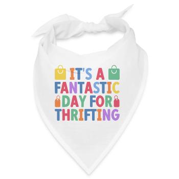 Thrift Shopper Fantastic Day For Thrifting Thrift - Bandana - Weiß - Vorne
