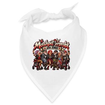 Mosh pit erprobt seit 1980! - Bandana - Weiß - Vorne
