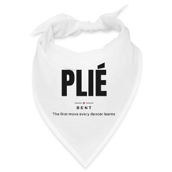 Gefaltet — Gebogen | Wahrer Ballettwortschatz - Bandana - Weiß - Vorne