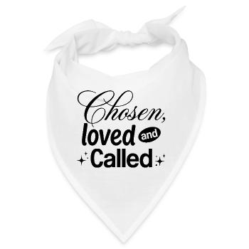 Chosen, Loved and Called - Bandana - Weiß - Vorne