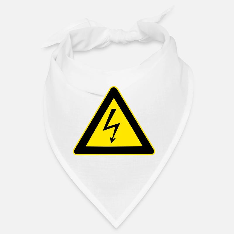High Voltage Warnung Bandana