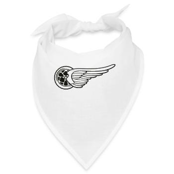 motorrad T Shirt selber gestalten - Bandana - Weiß - Vorne