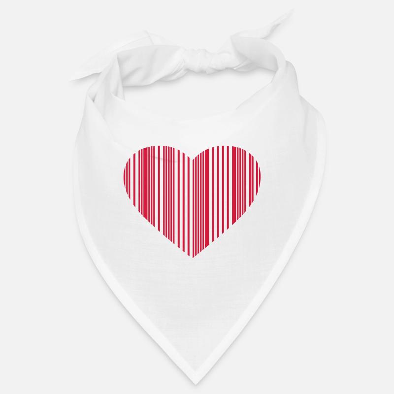 code-barres "amour" Bandana