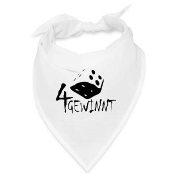 4 gewinnt - Bandana - Weiß - Vorne