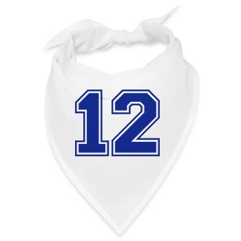 12 - Bandana - Weiß - Vorne
