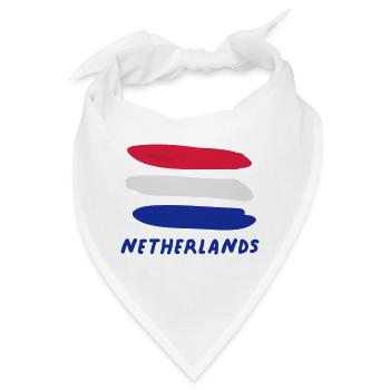 Netherlands - Bandana - Weiß - Vorne